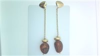 Ohrringe CP gioielli Dame Afrodite in Gelbgold Ambra ORAM09082B - ORAM09082B